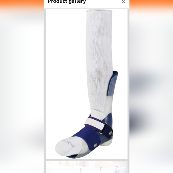 Seamless White Socks for AFO, KAFO & SMO - Picture 5 of 5